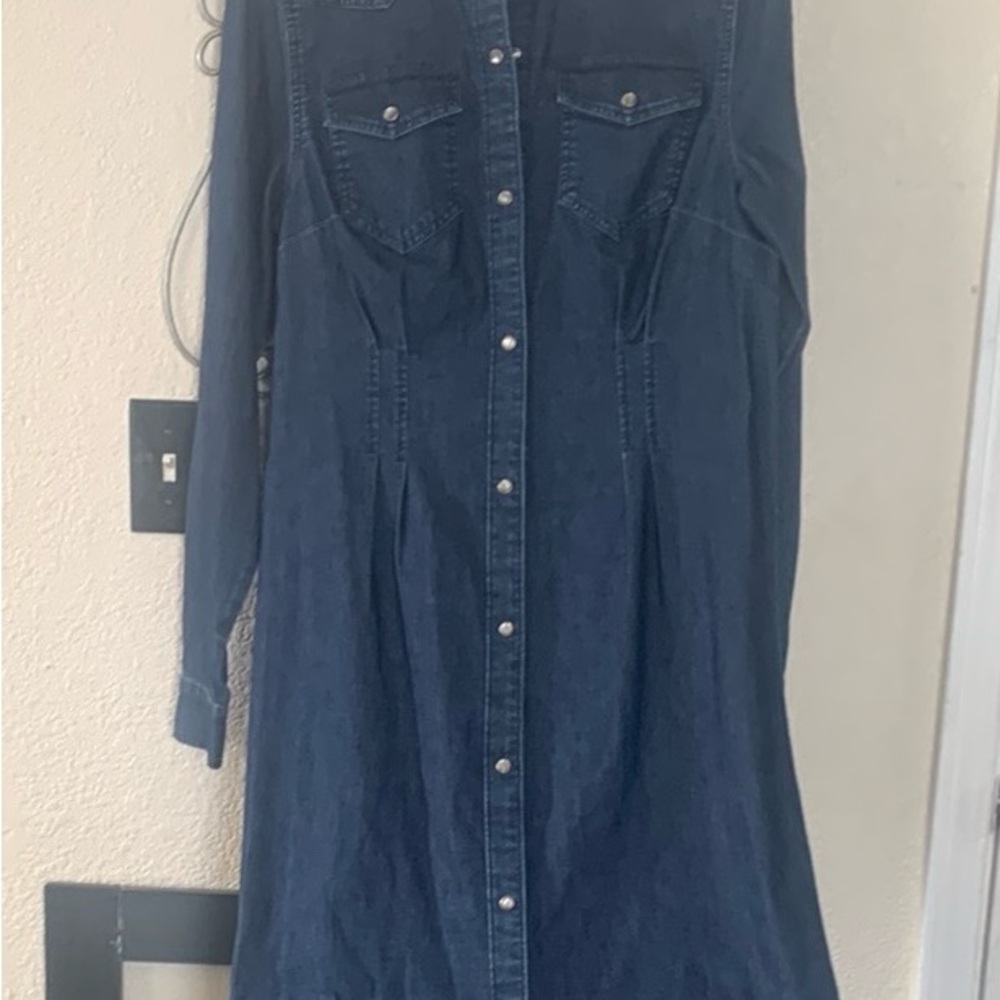 GAP Dark Blue Long Sleeve Dress